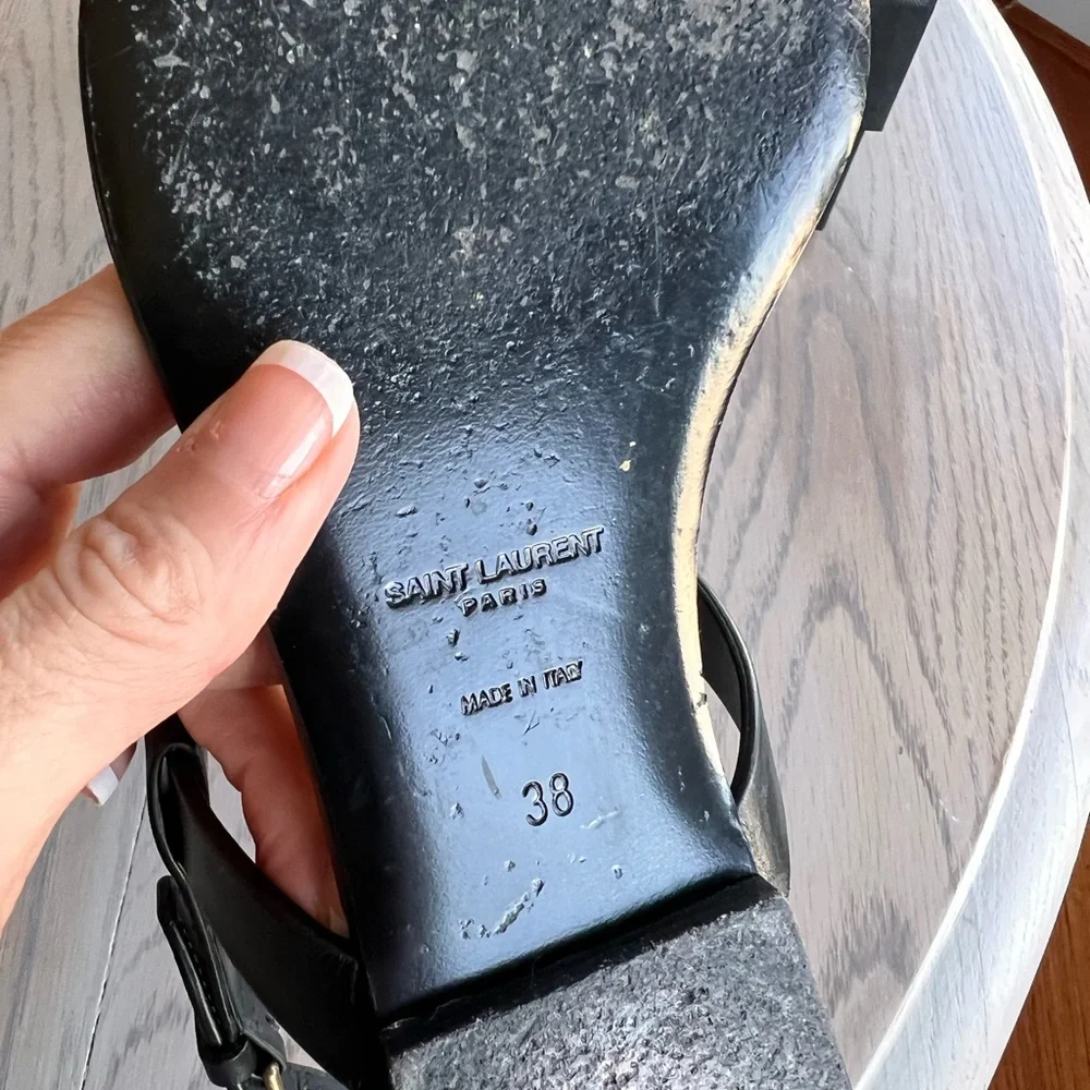Saint Laurent Cassandra Sandal size 38 - Picture 2 of 13